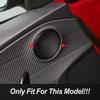 Car Styling Door Tweeter Rings Decoration Cover Trim For BYD Dolphin  Carbon Fiber Color Interior Accessories