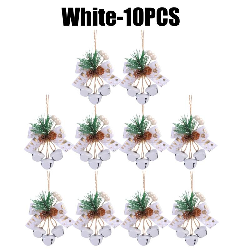 Christmas Bell Ornaments for Christmas Tree Jingle Bell Christmas Tree Hanging Decorations Cute Party Home Craft Bells Gifts