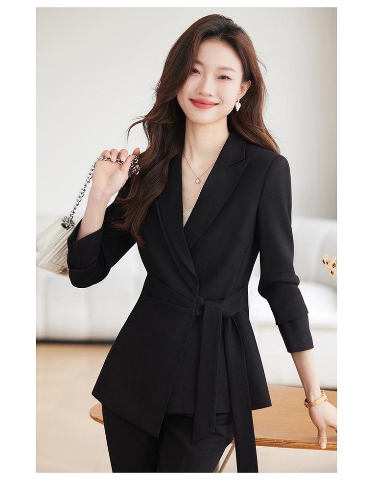 2026 Women's Petite Spring Suit Set: Purple Pink Casual Blazer & Workwear