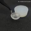 1Pc Dollhouse Miniature Silicone Tableware Mold Mini Simulation Dish Bowl Model Mould Dolls House Kitchen Toys Accessories-Toy