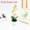 Simulated Phalaenopsis Potted Artificial Artificial Flower For Indoor Outdoor Decoration And Photography Use