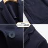 Casual suit set for men in spring, slightly elastic and easy to maintain, elastic knitted casual pants, casual suit two-piece set for men