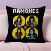 Band Punk RRamones anime Kissenbezug Dekokissen Sofa Heimdeko Hülle Kissenbezüge
