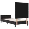 Boxspring Bed with Headboard Black 80 X 200 Cm Velvet