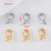 2pcs 18K Gold Plated Brass Enhancer Pendant Bail Connector Jewelry Making Bail Necklace Bracelet Component DIY Findings Supplies