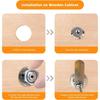 Zinc Alloy Cam Lock Set Door Cabinet Mailbox Drawer Cupboard Locker Security Locks with 2 Keys Furniture Hardware Accessories