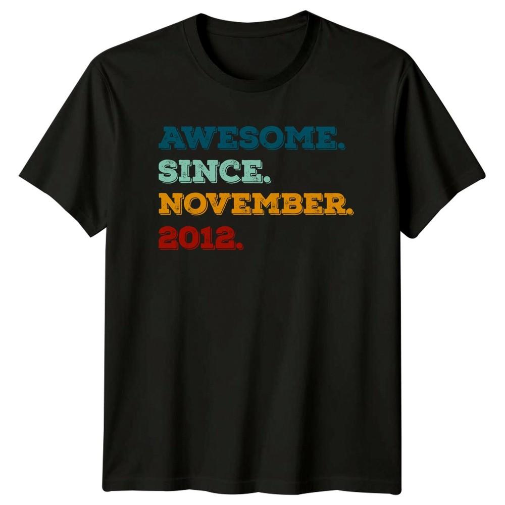 Awesome Since November 2012 TShirt November Birthday 14th Birthday