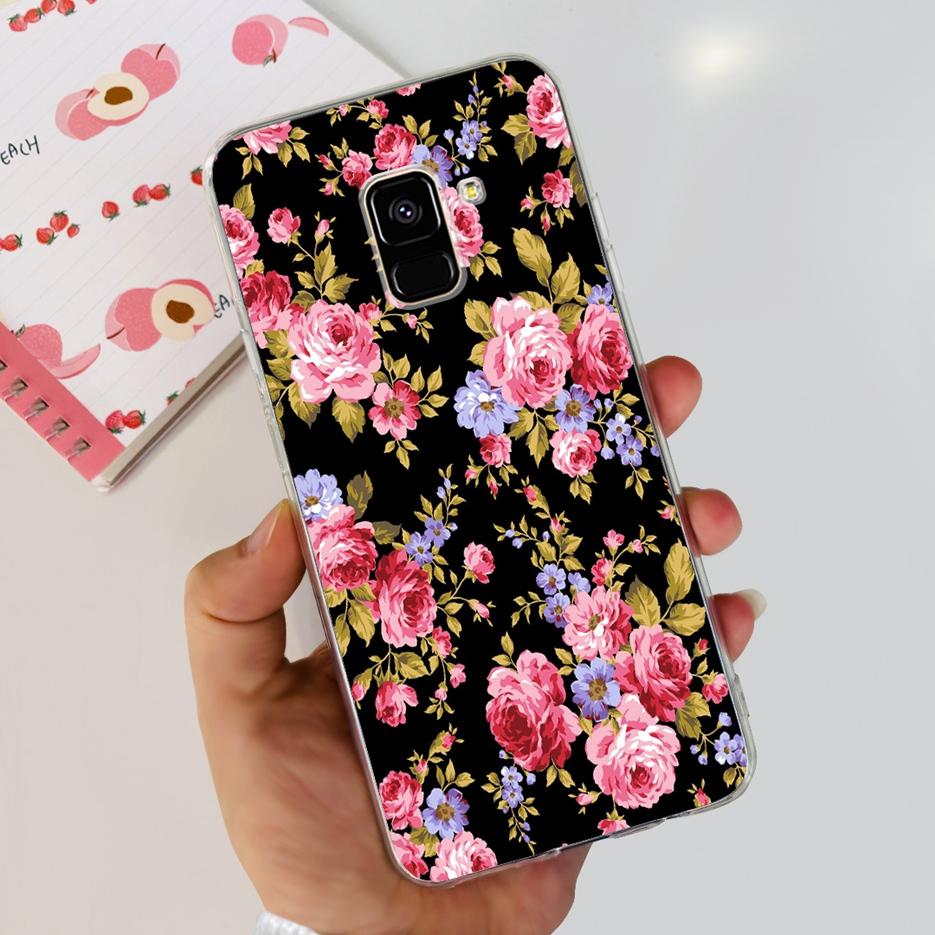 For Samsung Galaxy A8 Plus 2018 Case SM-A730F Luxury Painted Cover Soft Silicone Phone Case For Samsung A8 2018 A530F A8+ Bumper