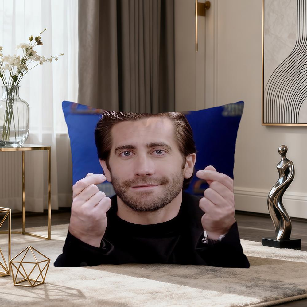 Meme Funny Fanart Jake G-Gyllenhaal Cushion Cover Soft Comfort Pillowcase Sofa Nap Living Room Party Home Pet Decor Pillowcover