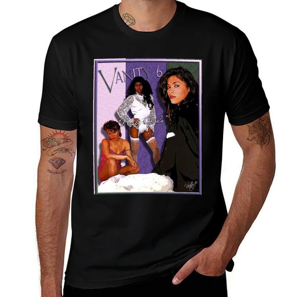 Vanity 6 Nasty Girls D2 Shirt TShirt Work Wear Breathable Tee