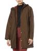 The North Face Compact Nomad Padded Slate Size L Women's Coat, Fleece, Windproof, Water-Repellent, Lightweight, Camping, Brown/Cappuccino,