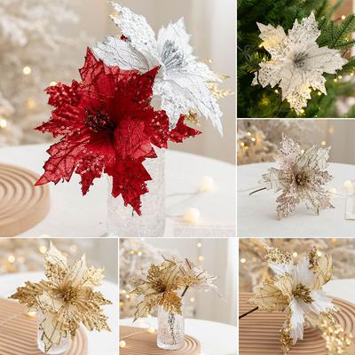 Stylish Christmas Flower Decoration for Trees Parties and Weddings