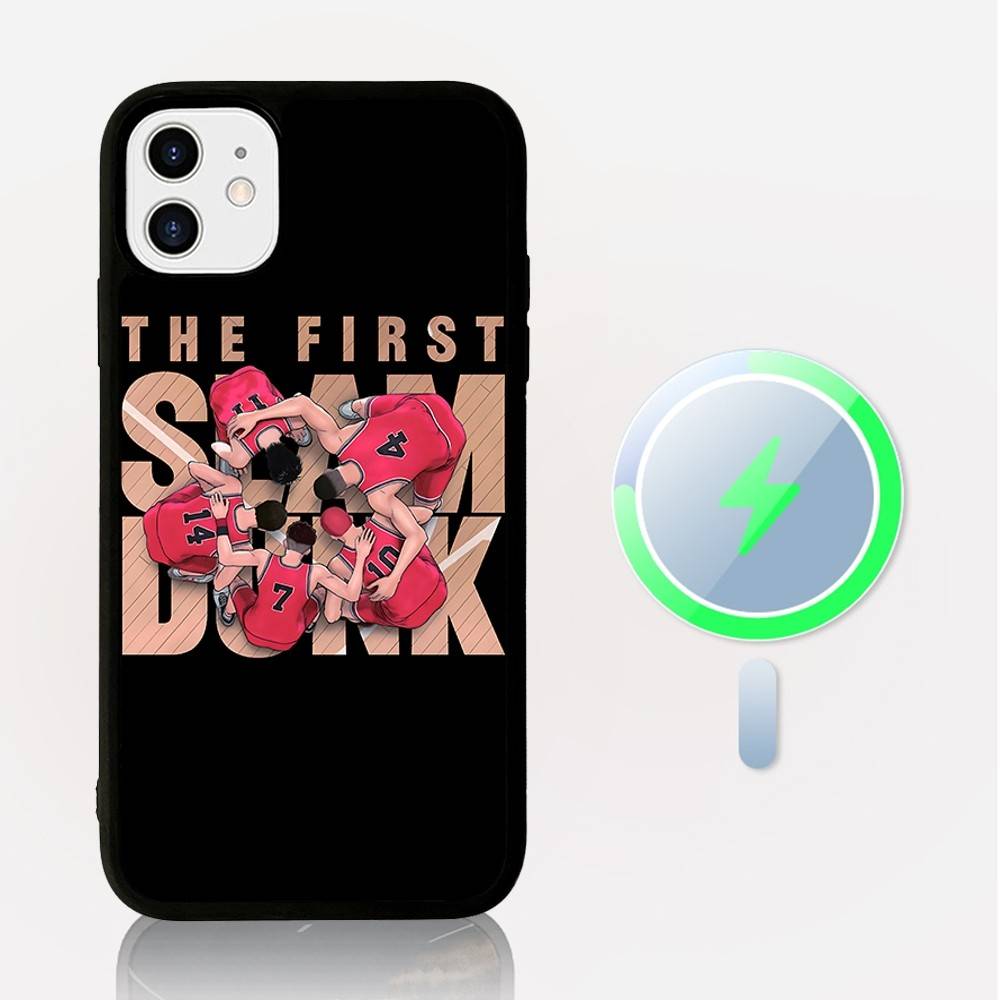 Cute S-Slam-DunkS Phone Case Magnetic Case For IPhone 16 14 13 12 11 15 Pro Max Plus For Magsafe Wireless Charge Cover