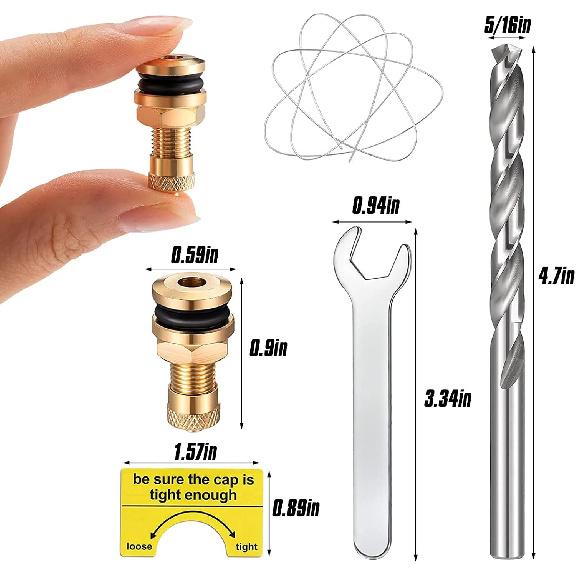 Kraftstoff-Benzinkanister Entlüftungskappen, 3er-Pack Upgrade Kraftstoff-Benzinkanister Entlüftungsset, verwendet für alle Kraftstofftanks Wasserbehälter Verbessert den Fluss für schnellere Betankungen.