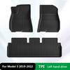 For Tesla Model YL NEW Model Y Juniper ,For Model 3 Highland 2025- 2026 TPE Car Floor Mats Waterproof Internal Accessories Mat