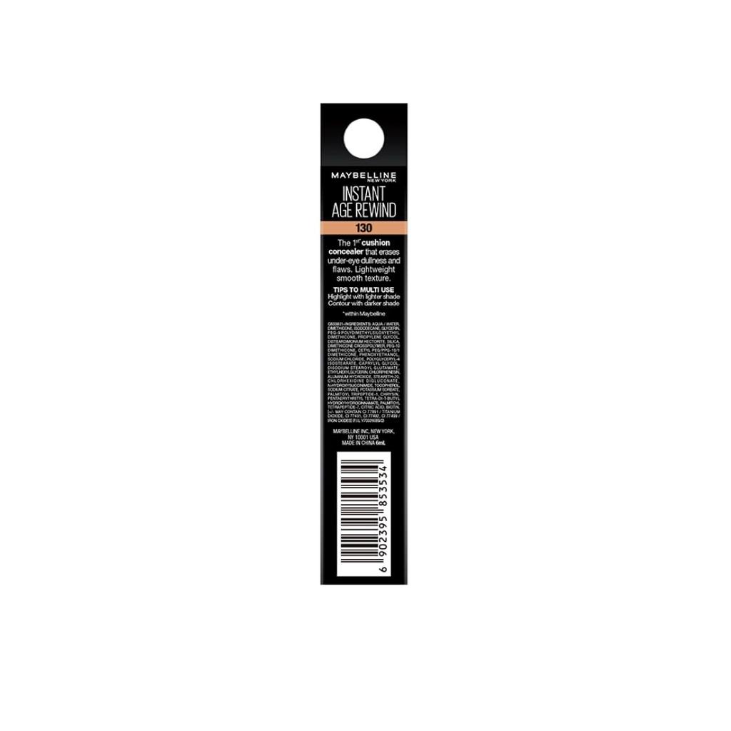 Maybelline New York Instant Age Rewind Dark Circles Concealer Medium 6g Pack of 1 Brighten Under Eyes Long Lasting Cover