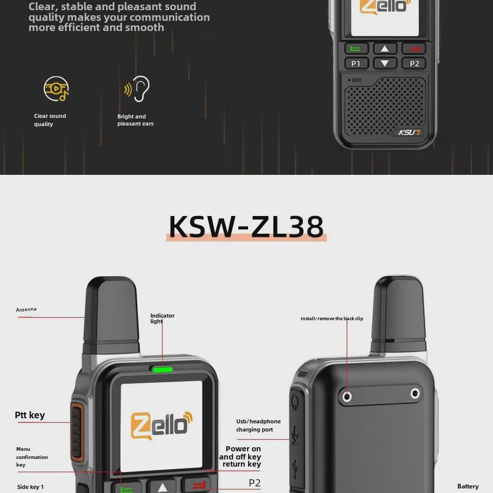 Global Walkie-Talkie ZL38: 5000 km Range, Outdoor Fleet Logistics, Mini Wireless Positioning.