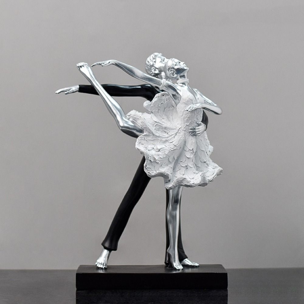 Resin Character Ornaments Abstract Miniatures Figurine Sculpture Dancer Statue Valentine's Day