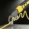 Handheld Wire Guide Roller Tool 200mm Steel Wire Straightening Tool with Contoured Grip for Wiring Installation, Cable Pulling and Line Organization