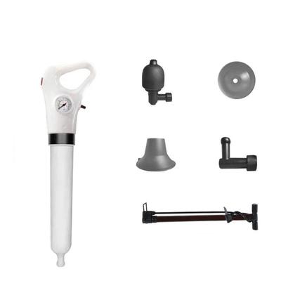 High Pressure Dredge Clog Remover with Barometer Pipe Plunger Sewer Pipe Unblocker Powerful Pneumatic Sewer Dredging Device