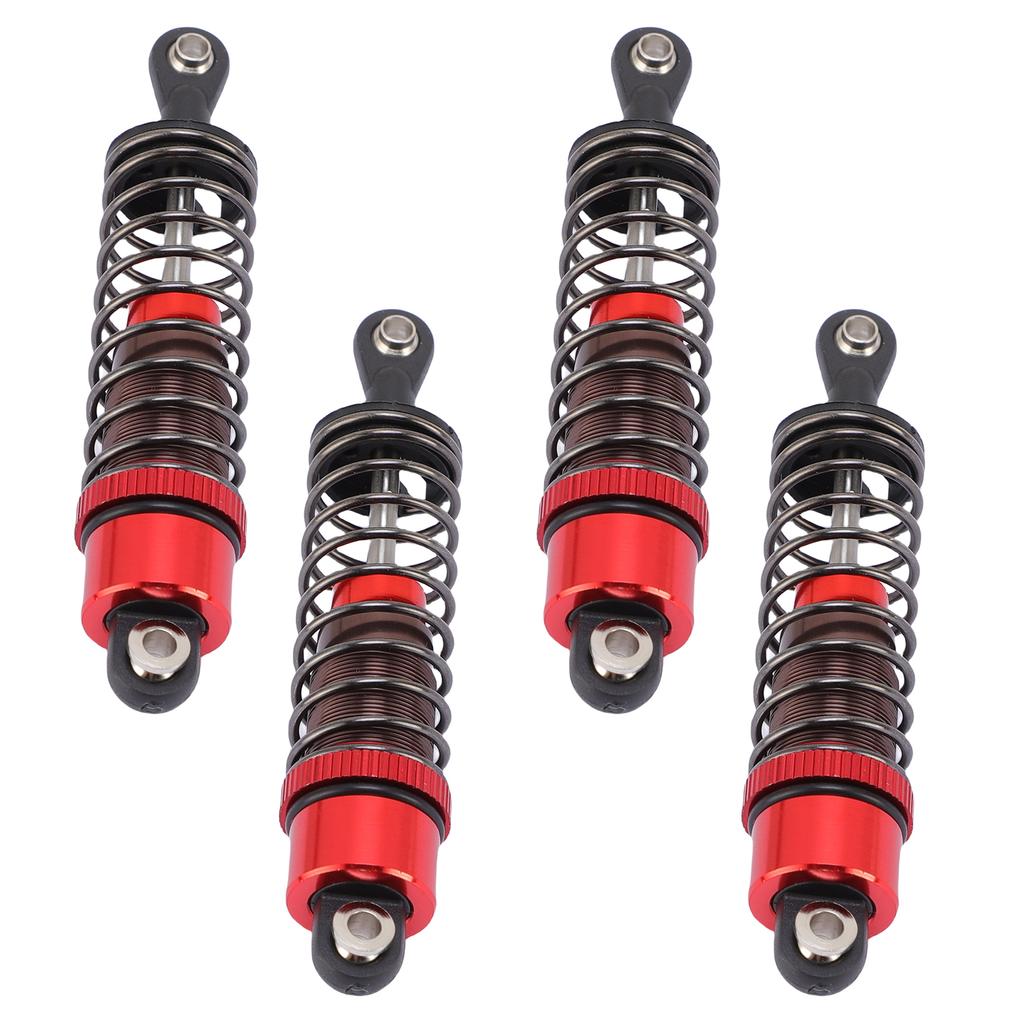 4 PCS 75mm RC Car Oil S Aluminum Alloy Damper Set for 1/10 Scale RC Cars
