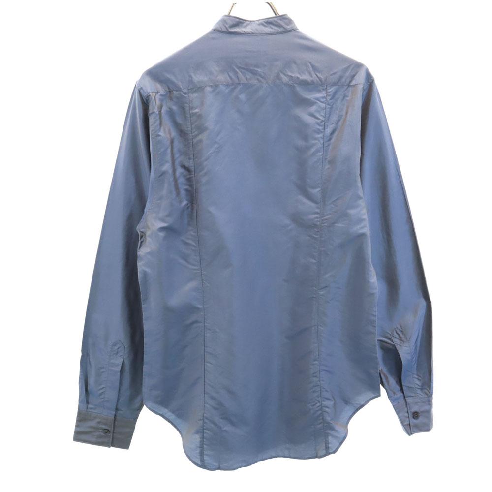 Unused GIORGIO ARMANI Made In Italy Long Sleeve Band Collar Shirt Women Used