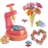 Flower Bouquets Toys Handmade DIY Craft Kits Toys Embossing Machine Toys Parent Child Interactive Puzzle Toy Xmas Girls Gifts