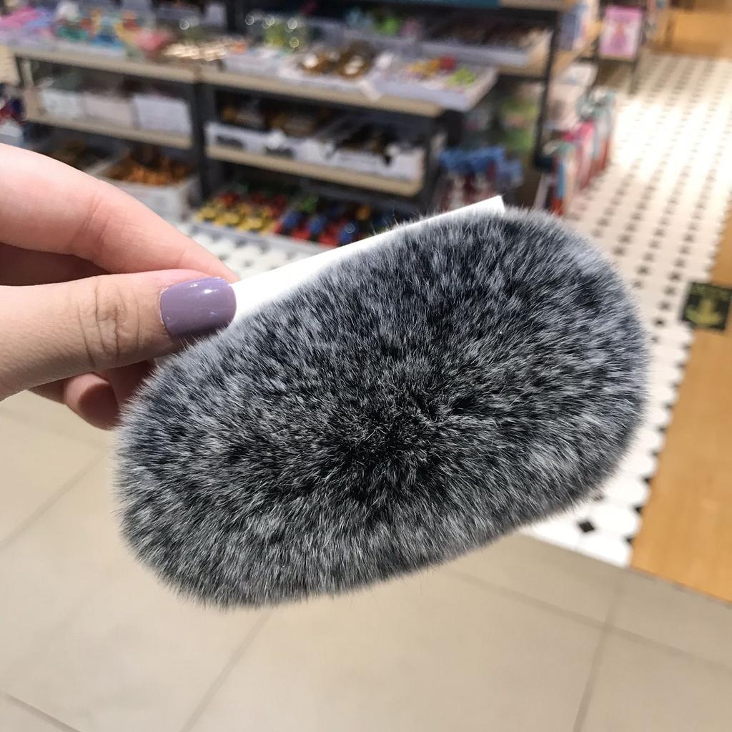Real Rabbit Fur, Fur, Headband, Hat, Women's Autumn and Winter Forehead To Keep Warm, Going Out, Headgear, Headgear, Women's Hair Band, Plush Headband