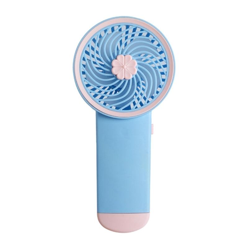 AM3 Battery Operated Powerful Handheld Fan Portable Small Lightweight Makeup Fan for Girl Women Adults Indoor Outdoor