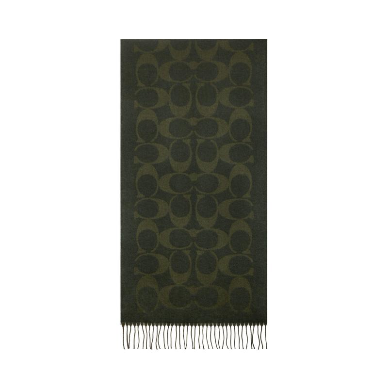 COACH Classic Logo Design Wool Scarf