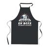 Kitchen Apron - PLANETEE - Boxing Legend - Black - 90x60 Cm - Printed In France