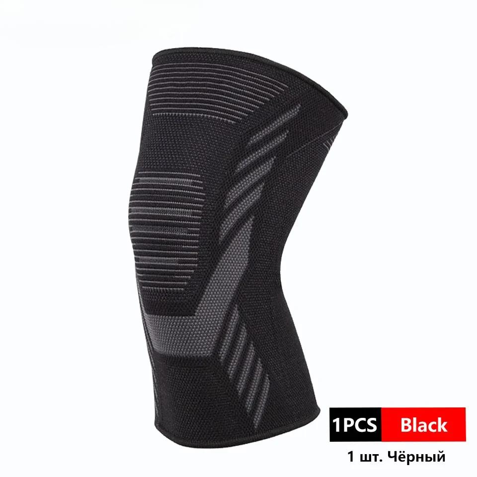 Sports Compression Knee Sleeves Breathable Knitted Leg Support Protector for Cycling Running Basketball Football Volleyball