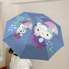 1pc Hello Kitty Day Adventure Umbrella with Plastic Handle,Suitable for All Seasons Home Travel Outdoor UmbrellaSanlio523