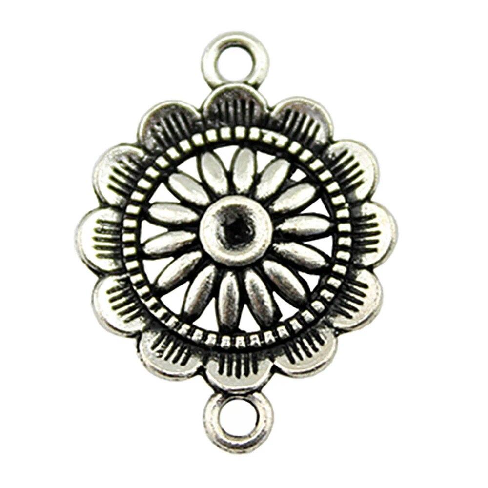 Composants de connecteur de fleur Charm de sac Cadeau pour la fabrication de bijoux