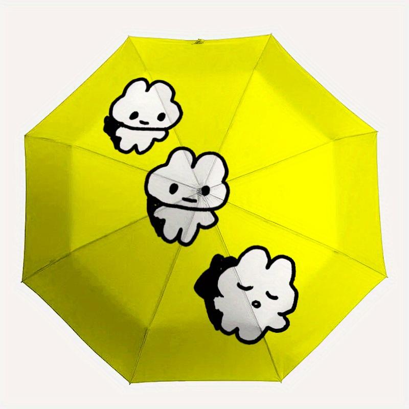 

1pc Cute IllustrationAutomatic Open/close, All-Season Portable Folding Umbrella for Friends, Travel, Everyday, Events yy250806066