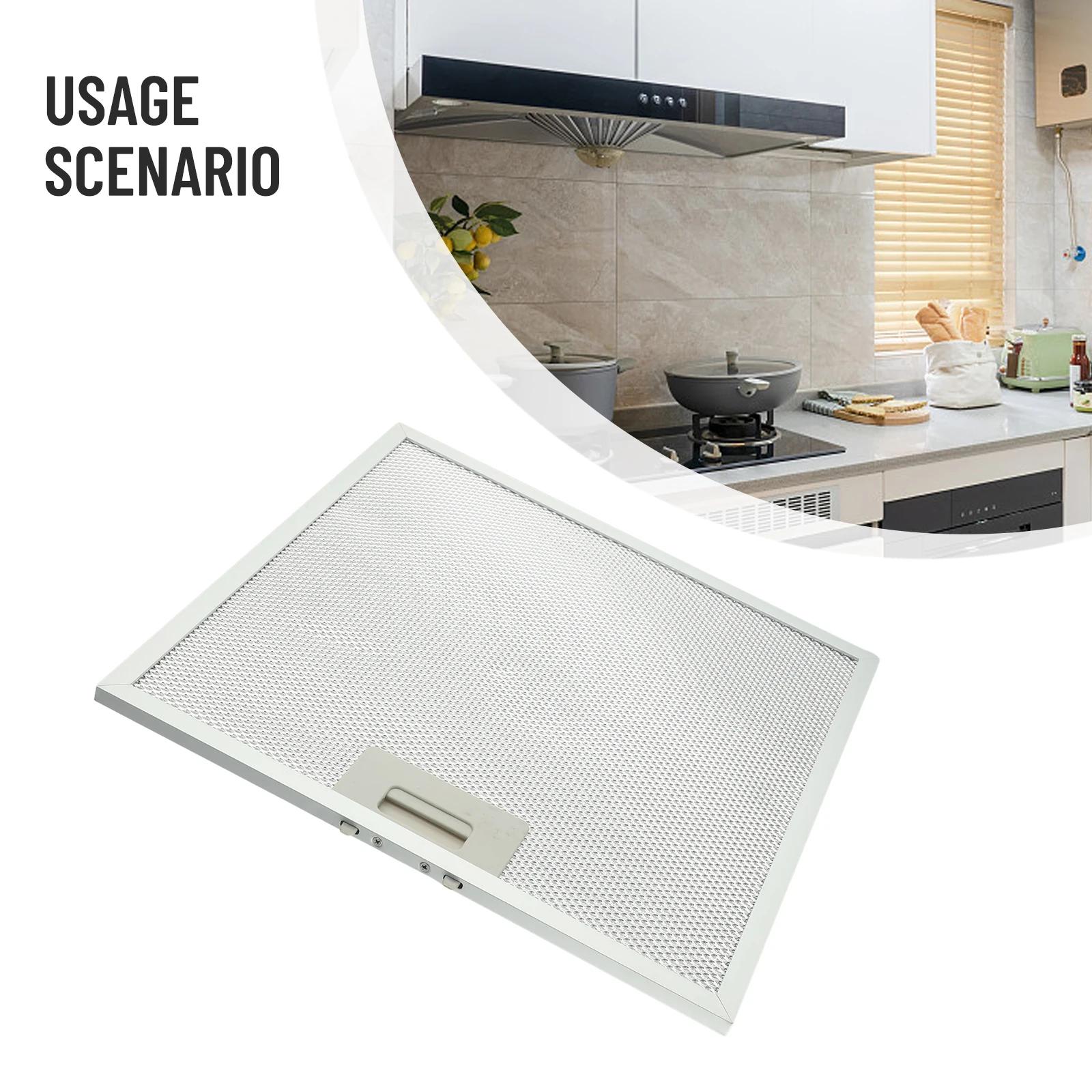 Фильтр для вытяжки Подходит для фильтра 1 шт. Вытяжка Металлический Старый Диапазон Серебристый Нержавеющая сталь Кухонная Сетка Экстрактор China Mainland