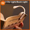 Mini LED Kitap Lambası 3 Parlaklık Ayarlı USB Şarj Edilebilir Klipsli Çalışma Okuma Lambası Seyahat Yatak Odası Yurt Okuma İçin