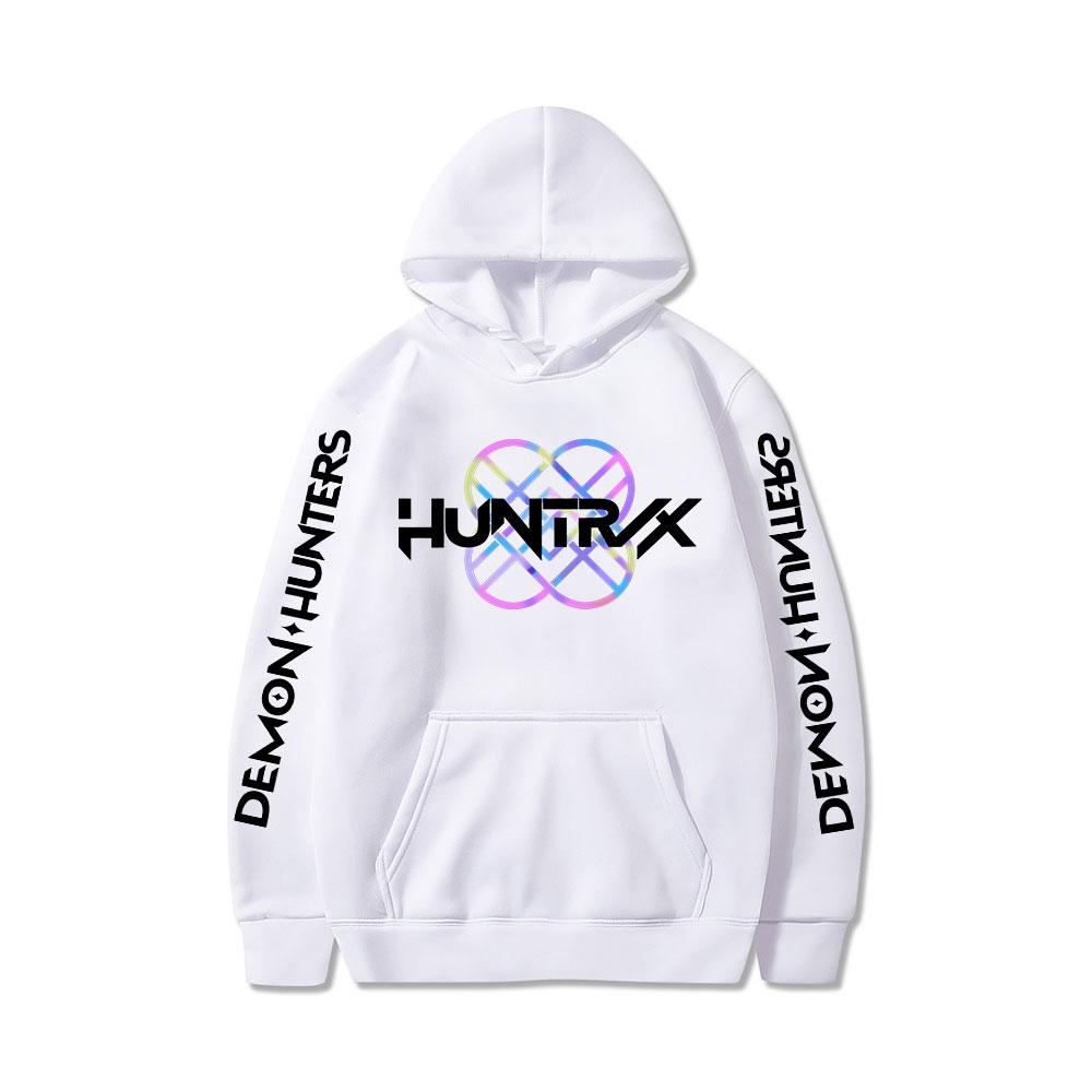 2025 Anime K-Pop Demon Hunters Hoodie Harajuku Hip Hop Pullover Tops Sweatshirt UNISEX Alphabet Sportswear Fashion Trends