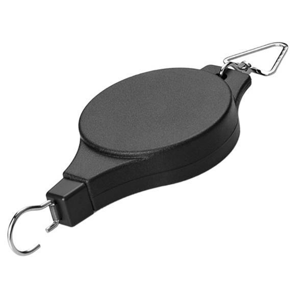 Retractable Basket Flower Pot Hanging Pull Hanger Hook Holder Garden Supplies