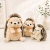 Cute Hedgehog Plush Toy Stuffed Animal Simulation Hedgehog Sleeping Companion Doll for Room Decor Cute Birthday Gift