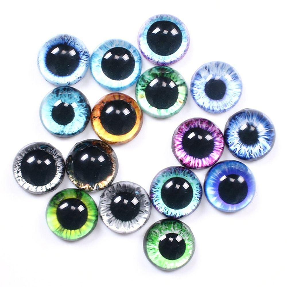 20pcs/10pairs Crystal Puppet Crystal Eyes Plastic Dolls DIY Tools  DIY Doll Accessories