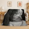 Kpop Felix Stray Kids Music Flannel Blanket Soft Warm Throw Blanket for Bedroom Living Room Bed Travel Camping Picnic Gift
