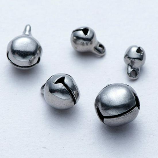 

Браслет для питомца из нержавеющей стали с плетеным вручную медным кулоном-колокольчиком для самостоятельного изготовления ножного браслета. 5mm Stainless Steel, 10 pcs