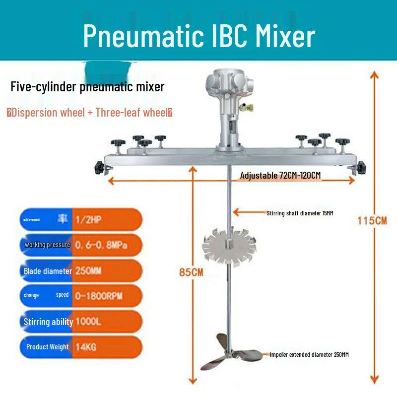 Yunshang Five-Cylinder Pneumatic Mixer