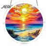 Light Refraction Sun Catcher Acrylic Puzzle Suncatcher, Colorful Window Hanging Ornament, 7.87 Inch Wall Art Decoration, Ideal for Gifting And