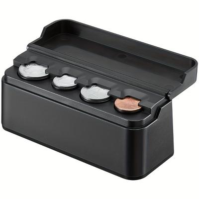 Coin Holder For Car Change Organizer Universal Storage Coin Money Dispenser Compatible With Most Car Trucks Accessories