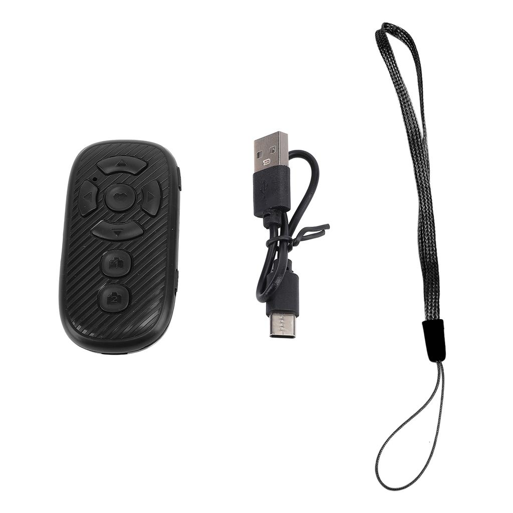 Scrolling Remote Control Page Turner Bluetooth Camera Shutter Video Recording Remote for Android Pho