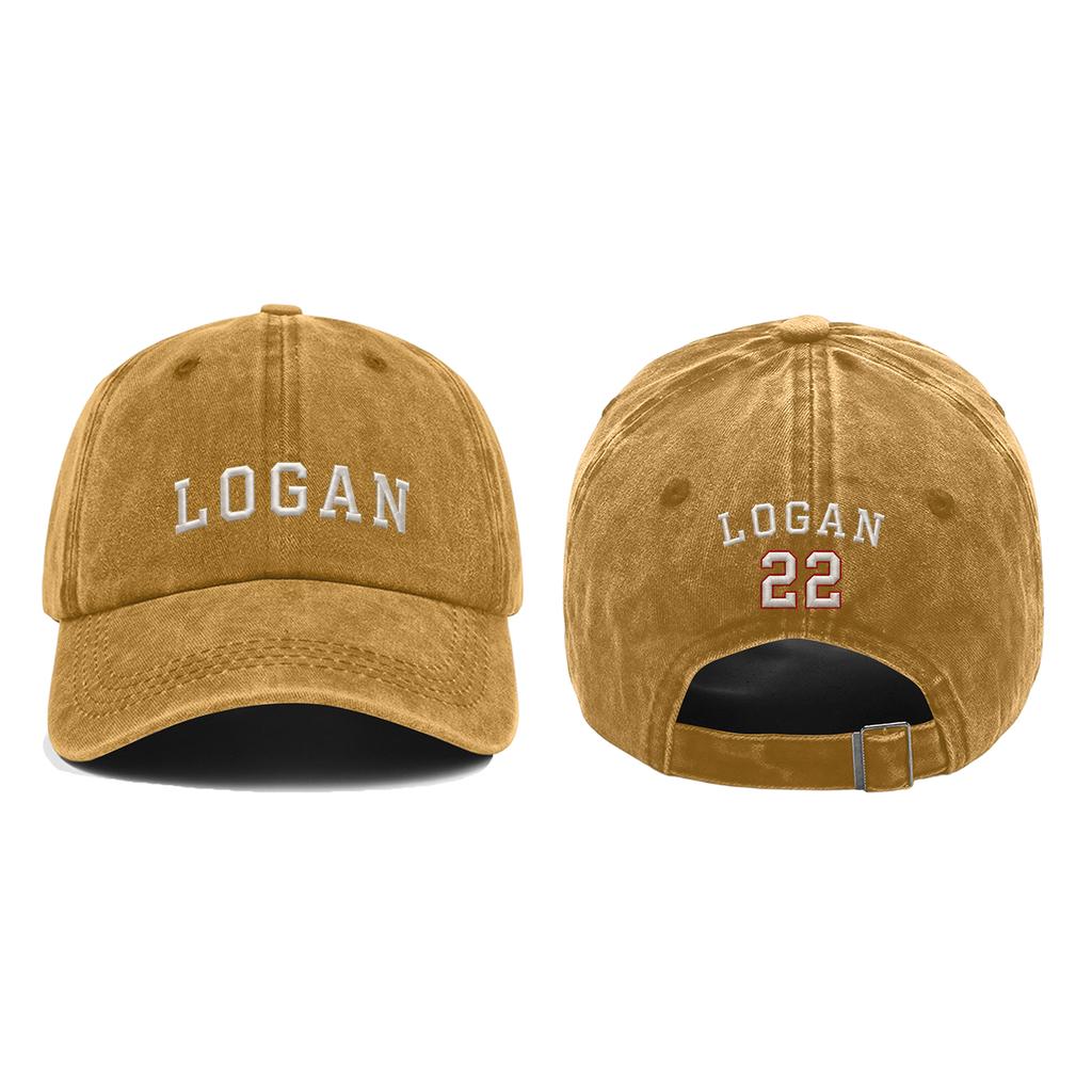 Vintage Washed Cotton Baseball Cap Adjustable Soft Top Distressed Retro Style Embroidered Logo Casual Outdoor Hat for Everyday Use