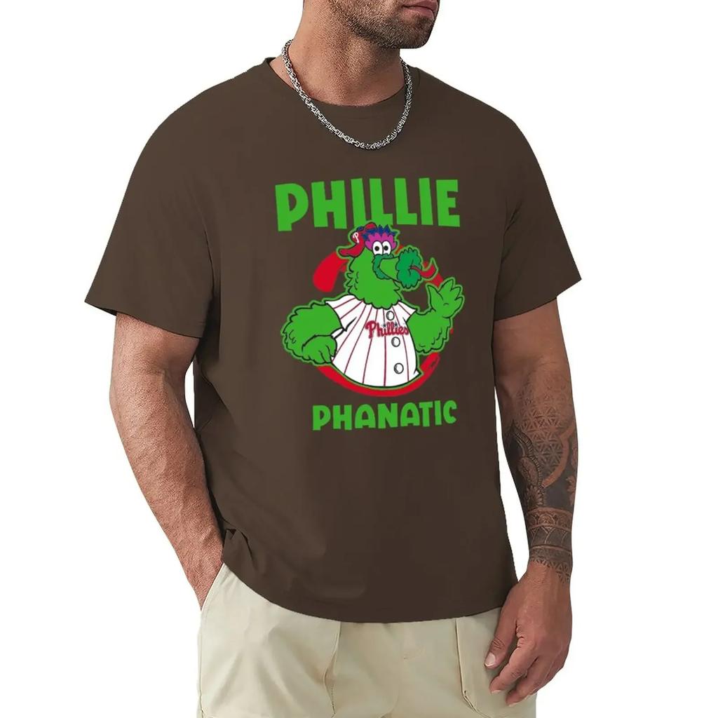 Schweiß-T-Shirts Hippie-Kleidung Herren Grafik-T-Shirts Neue Mode Schwergewicht Vintage Sommer Streetwear phillies phanatic grünes T-Shirt
