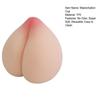 Handheld Male Masturbation Cup with 3D Textured Interior Peach-Shaped Penis Suction Masturbator Training Sex Toy